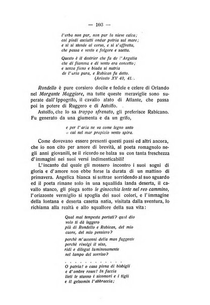 La Romagna rivista mensile di storia e di lettere diretta da Gaetano Gasperoni e da Luigi Orsini