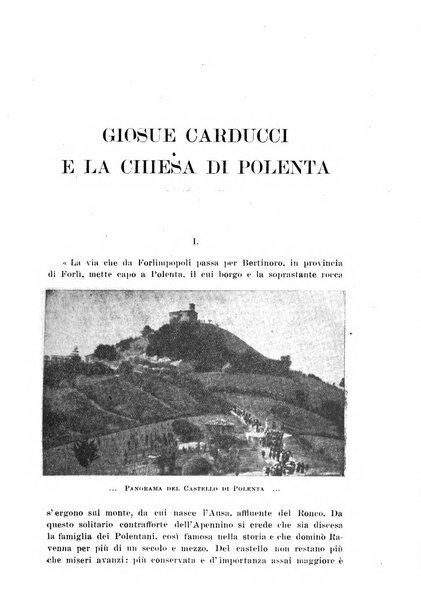 La Romagna rivista mensile di storia e di lettere diretta da Gaetano Gasperoni e da Luigi Orsini