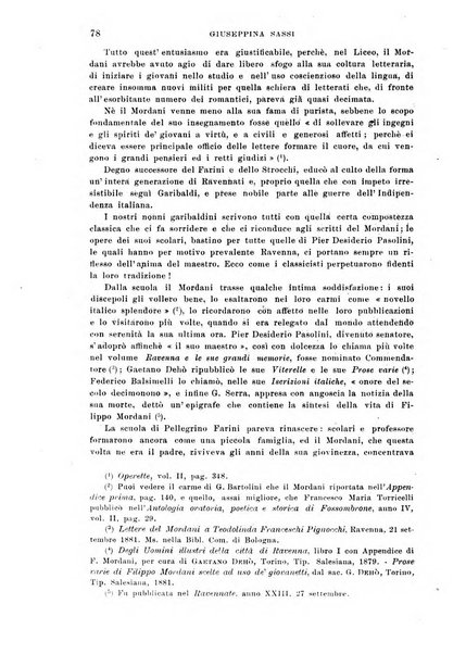 La Romagna rivista mensile di storia e di lettere diretta da Gaetano Gasperoni e da Luigi Orsini