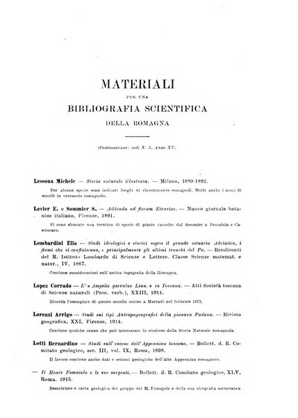 La Romagna rivista mensile di storia e di lettere diretta da Gaetano Gasperoni e da Luigi Orsini