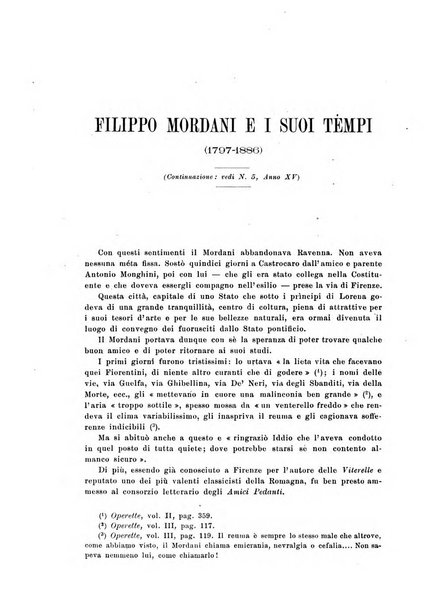 La Romagna rivista mensile di storia e di lettere diretta da Gaetano Gasperoni e da Luigi Orsini