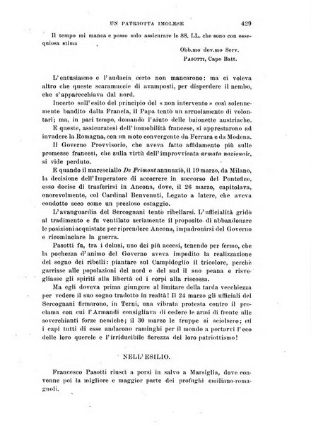 La Romagna rivista mensile di storia e di lettere diretta da Gaetano Gasperoni e da Luigi Orsini