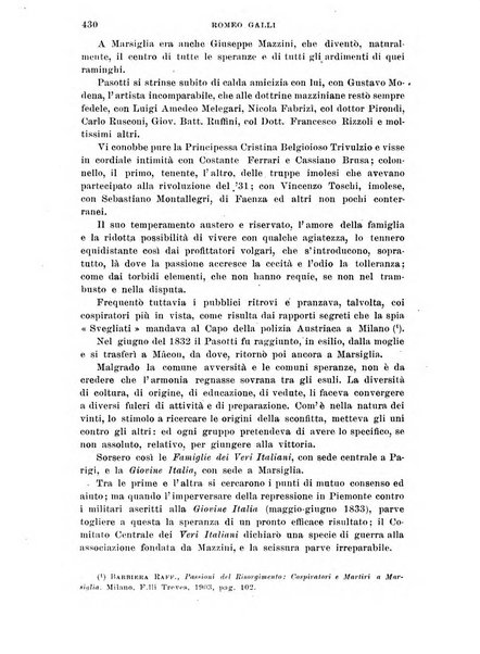 La Romagna rivista mensile di storia e di lettere diretta da Gaetano Gasperoni e da Luigi Orsini