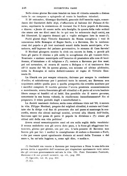 La Romagna rivista mensile di storia e di lettere diretta da Gaetano Gasperoni e da Luigi Orsini