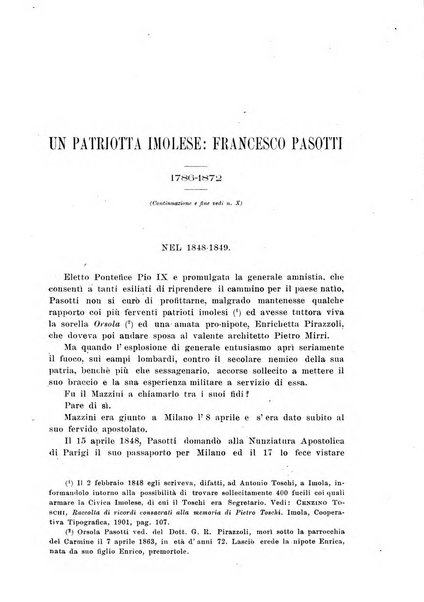 La Romagna rivista mensile di storia e di lettere diretta da Gaetano Gasperoni e da Luigi Orsini