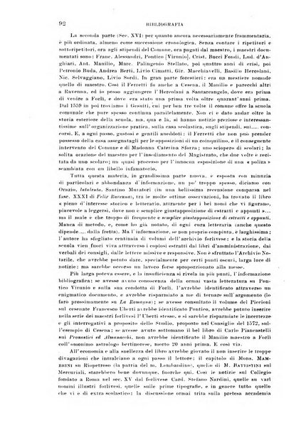 La Romagna rivista mensile di storia e di lettere diretta da Gaetano Gasperoni e da Luigi Orsini