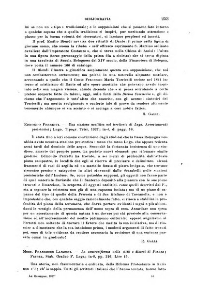 La Romagna rivista mensile di storia e di lettere diretta da Gaetano Gasperoni e da Luigi Orsini