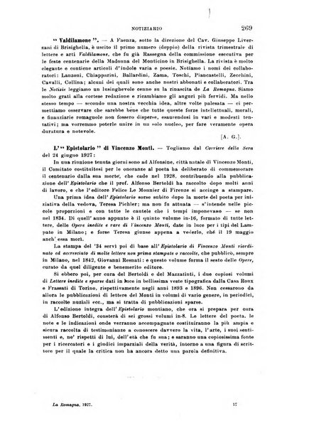 La Romagna rivista mensile di storia e di lettere diretta da Gaetano Gasperoni e da Luigi Orsini