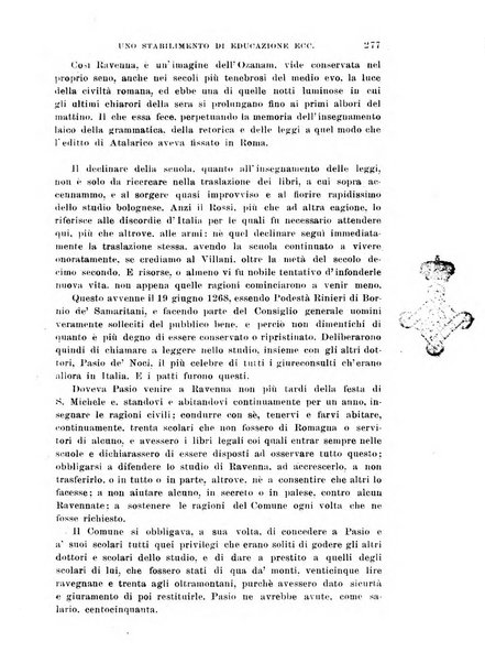 La Romagna rivista mensile di storia e di lettere diretta da Gaetano Gasperoni e da Luigi Orsini