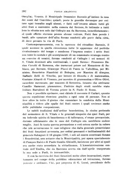 La Romagna rivista mensile di storia e di lettere diretta da Gaetano Gasperoni e da Luigi Orsini