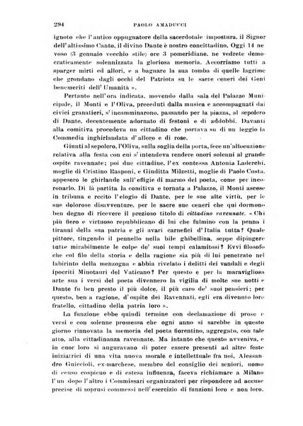 La Romagna rivista mensile di storia e di lettere diretta da Gaetano Gasperoni e da Luigi Orsini