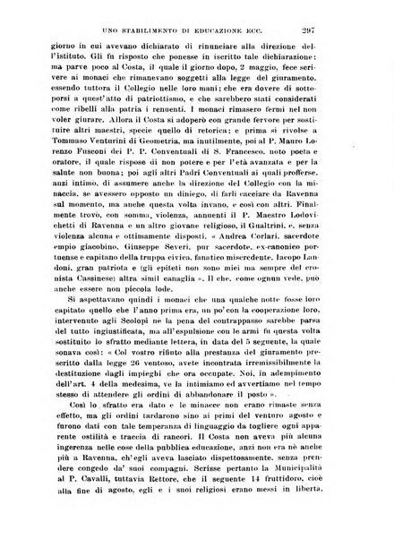 La Romagna rivista mensile di storia e di lettere diretta da Gaetano Gasperoni e da Luigi Orsini