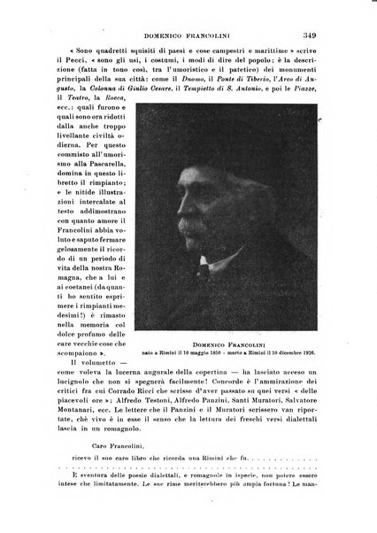 La Romagna rivista mensile di storia e di lettere diretta da Gaetano Gasperoni e da Luigi Orsini