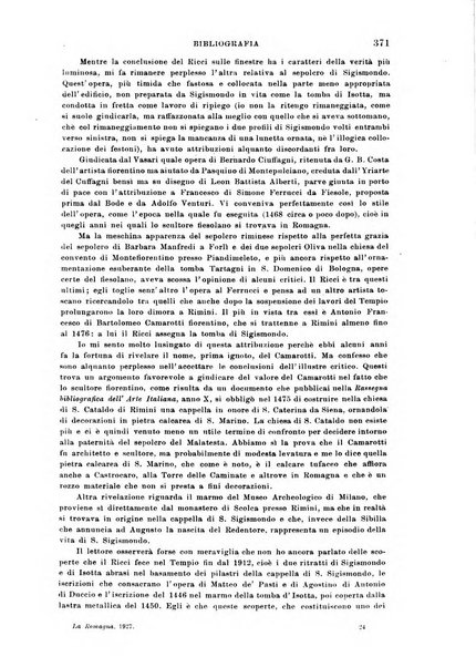 La Romagna rivista mensile di storia e di lettere diretta da Gaetano Gasperoni e da Luigi Orsini