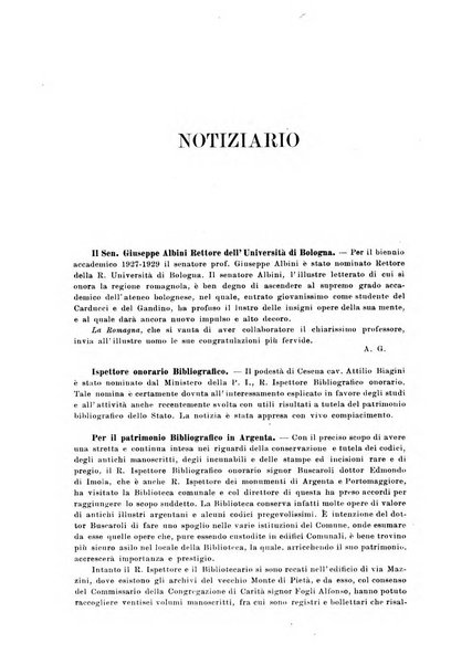 La Romagna rivista mensile di storia e di lettere diretta da Gaetano Gasperoni e da Luigi Orsini