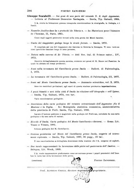 La Romagna rivista mensile di storia e di lettere diretta da Gaetano Gasperoni e da Luigi Orsini