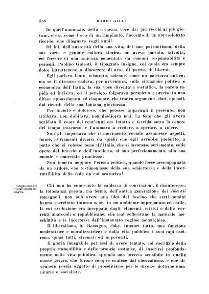 La Romagna rivista mensile di storia e di lettere diretta da Gaetano Gasperoni e da Luigi Orsini