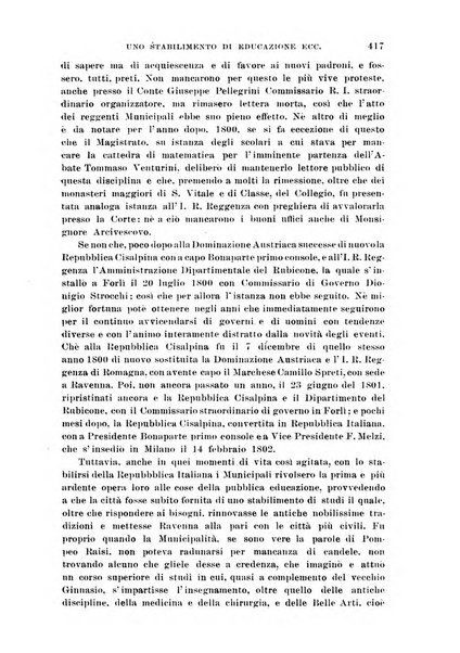 La Romagna rivista mensile di storia e di lettere diretta da Gaetano Gasperoni e da Luigi Orsini