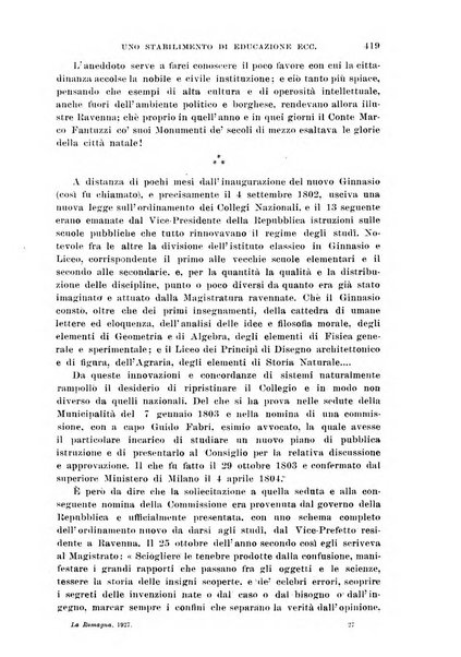 La Romagna rivista mensile di storia e di lettere diretta da Gaetano Gasperoni e da Luigi Orsini