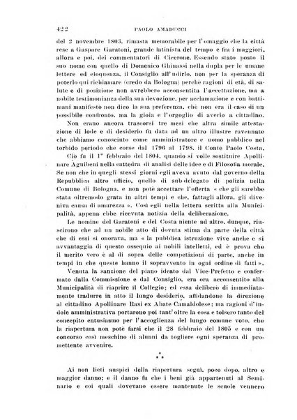 La Romagna rivista mensile di storia e di lettere diretta da Gaetano Gasperoni e da Luigi Orsini