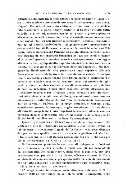 La Romagna rivista mensile di storia e di lettere diretta da Gaetano Gasperoni e da Luigi Orsini