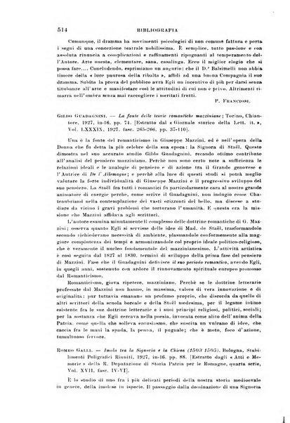 La Romagna rivista mensile di storia e di lettere diretta da Gaetano Gasperoni e da Luigi Orsini