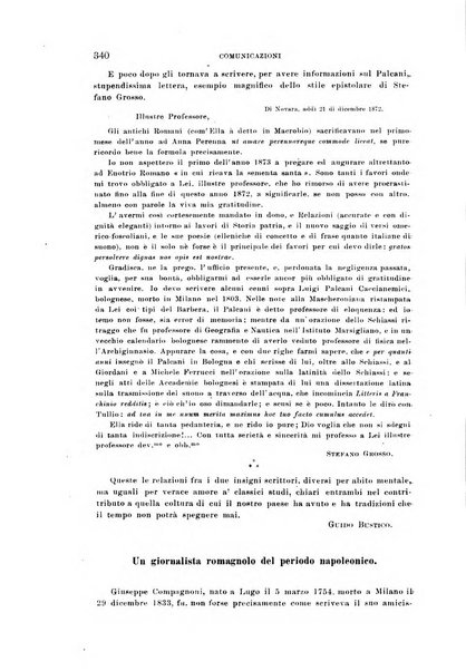 La Romagna rivista mensile di storia e di lettere diretta da Gaetano Gasperoni e da Luigi Orsini