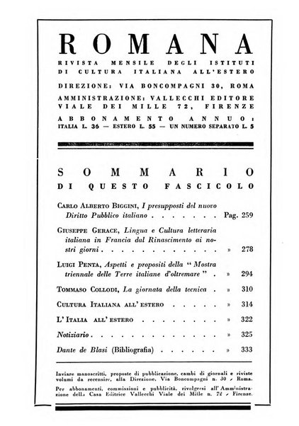 Romana rivista mensile degli istituti di cultura italiana all'estero