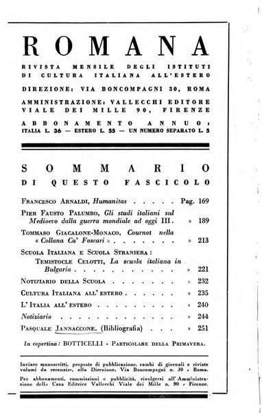 Romana rivista mensile degli istituti di cultura italiana all'estero