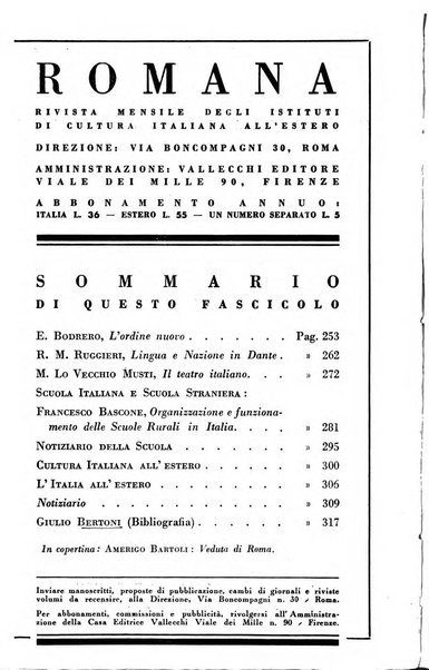 Romana rivista mensile degli istituti di cultura italiana all'estero