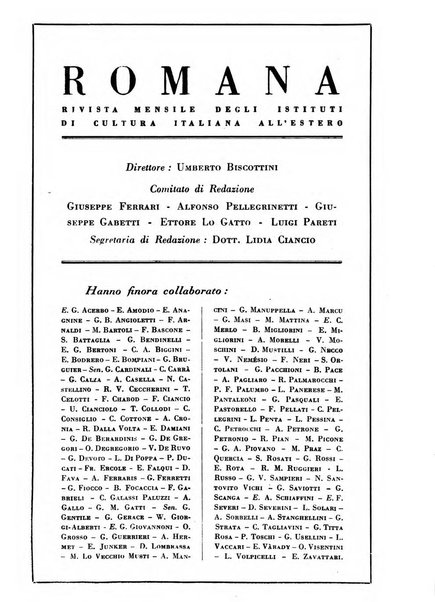 Romana rivista mensile degli istituti di cultura italiana all'estero