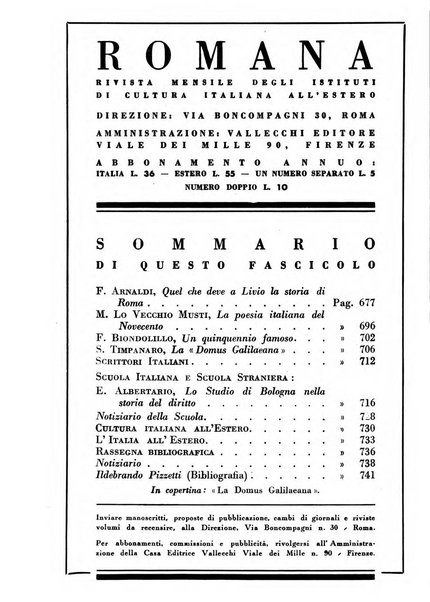 Romana rivista mensile degli istituti di cultura italiana all'estero