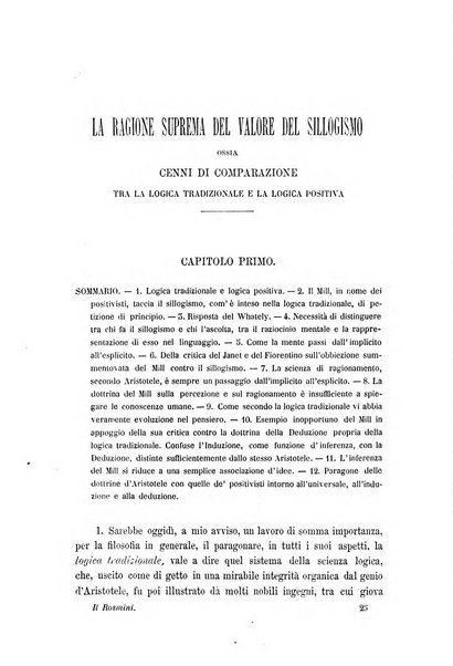 Il Rosmini enciclopedia di scienze e lettere