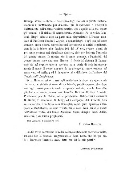 Il Rosmini enciclopedia di scienze e lettere