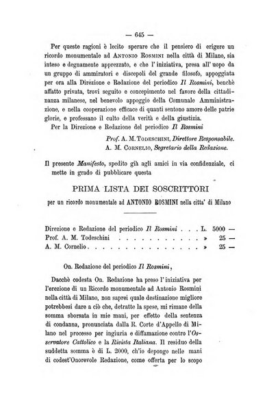 Il Rosmini enciclopedia di scienze e lettere