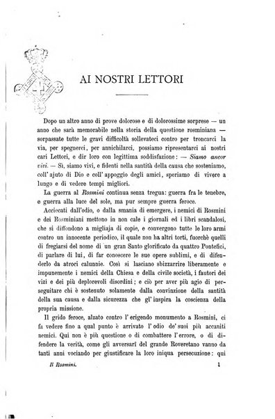 Il Rosmini enciclopedia di scienze e lettere