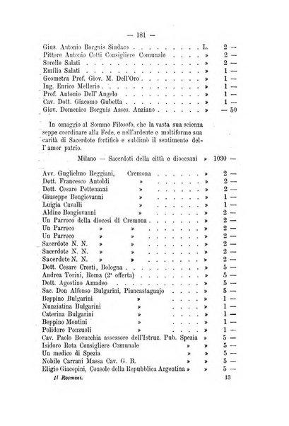 Il Rosmini enciclopedia di scienze e lettere