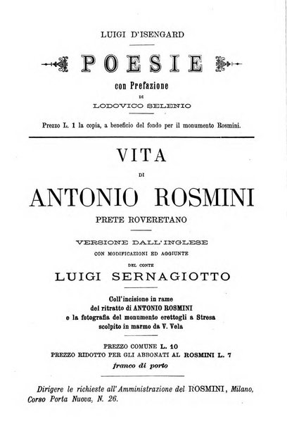 Il Rosmini enciclopedia di scienze e lettere