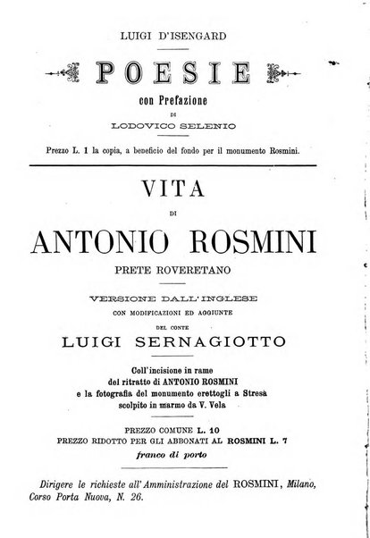 Il Rosmini enciclopedia di scienze e lettere