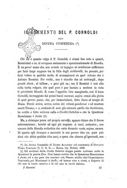 Il Rosmini enciclopedia di scienze e lettere