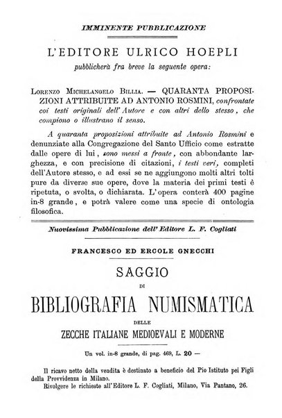 Il Rosmini enciclopedia di scienze e lettere