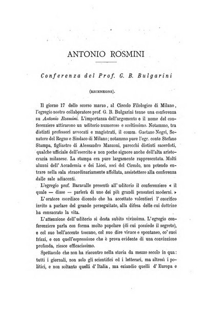 Il Rosmini enciclopedia di scienze e lettere