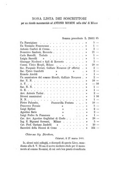 Il Rosmini enciclopedia di scienze e lettere