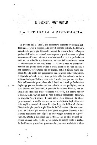 Il Rosmini enciclopedia di scienze e lettere