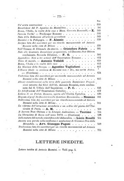 Il Rosmini enciclopedia di scienze e lettere