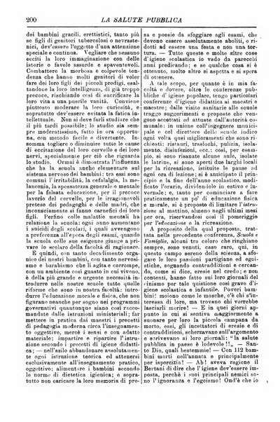 La salute pubblica giornale mensile di igiene pubblica e privata