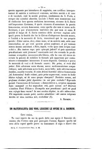 La sapienza rivista di filosofia e lettere