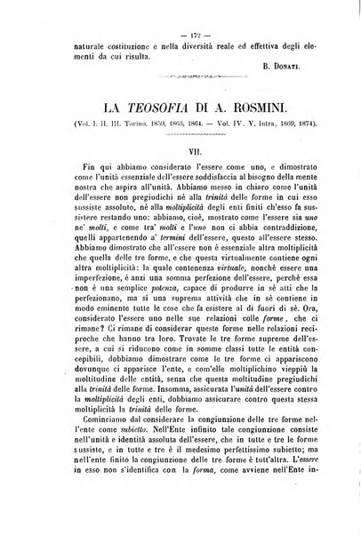 La sapienza rivista di filosofia e lettere