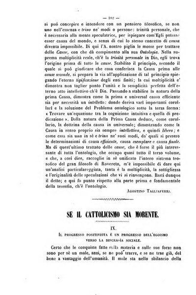 La sapienza rivista di filosofia e lettere