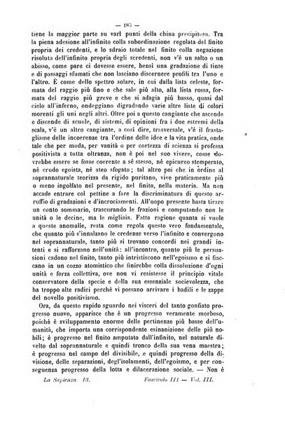 La sapienza rivista di filosofia e lettere